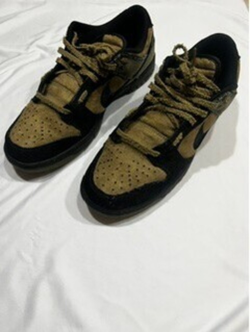 Nike Dunk Low Black Tan Sneakers